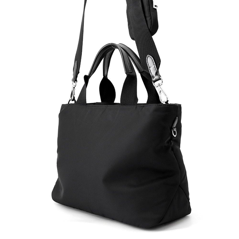 Prada Re-Nylon Triangle Logo 2-Way Shoulder Bag Black — view 2