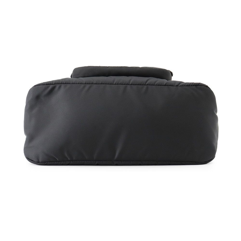 Prada Re-Nylon Triangle Logo 2-Way Shoulder Bag Black — view 3