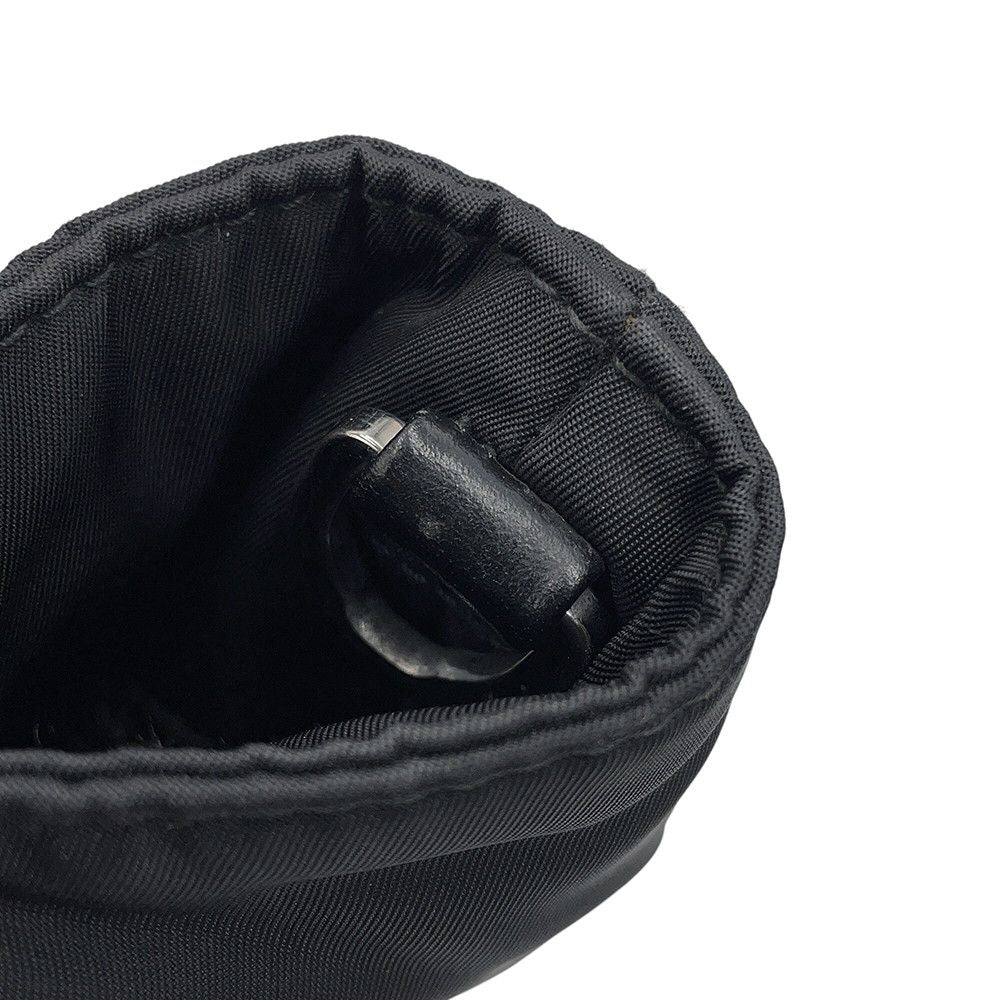 Prada Re-Nylon Triangle Logo 2-Way Shoulder Bag Black — view 8