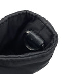 Prada Re-Nylon Triangle Logo 2-Way Shoulder Bag Black — view 8