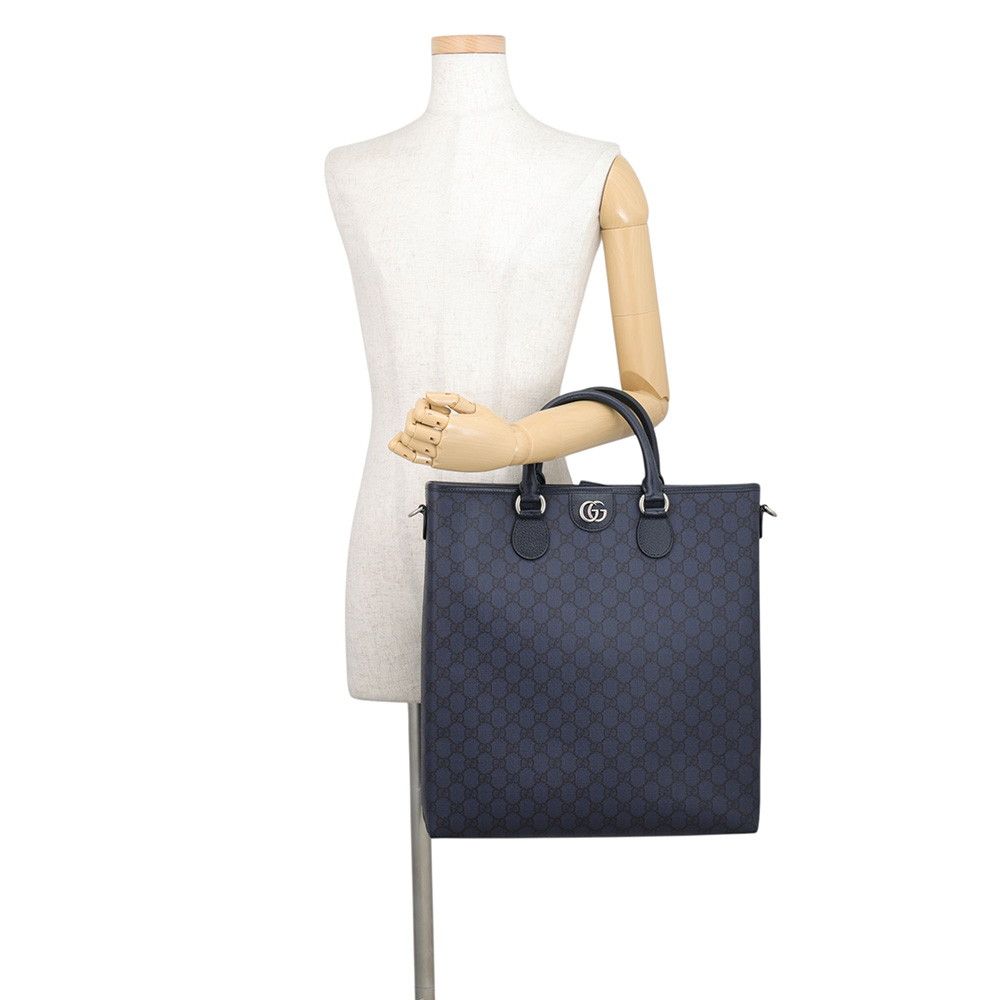 Gucci Tote GG Supreme Medium Leather 2-Way Shoulder Bag — view 4