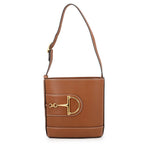 Gucci Shoulder Bag Horsebit Small Bucketbag Leather 2-Way