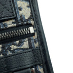Dior Handbag Oblique North South Mini Canvas Grained Black — view 7