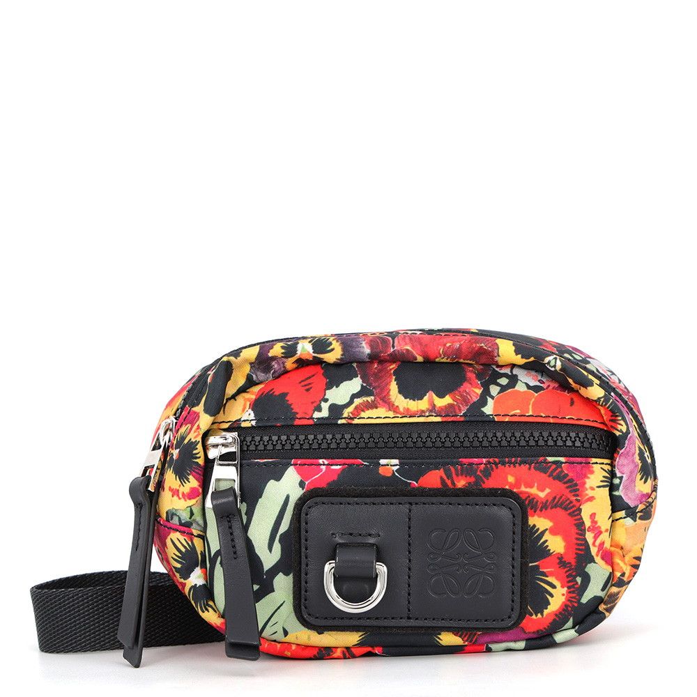 Loewe Belt Bag Pansy Small Round Joe Brainerd Collaboration Nylon Black