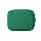 Hermes Handbag Picotin Lock PM Vert Vertigo Silver Taurillon Clemence — view 3