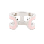 Hermes Ear Cuff Pop H Rose Dragee Silver Earrings — view 3
