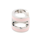 Hermes Ear Cuff Pop H Rose Dragee Silver Earrings — view 2