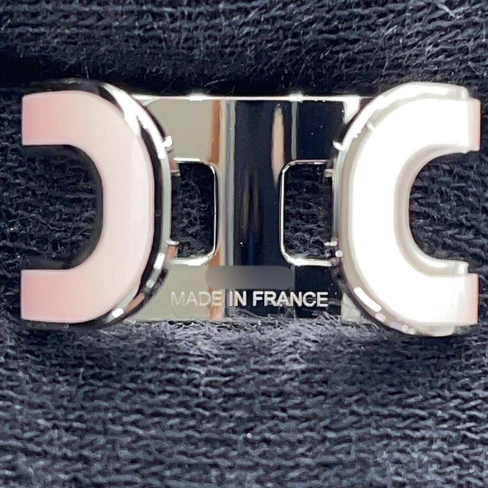 Hermes Ear Cuff Pop H Rose Dragee Silver Earrings — view 6