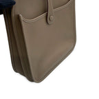 Hermes Shoulder Bag Evelyne 3 PM Etoupe Silver Taurillon Clemence — view 6