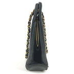 Chanel Shoulder Bag CC Logo Vintage Leather Black — view 4