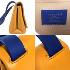 Louis Vuitton Shoulder Bag Takeout Messenger Logo Leather Saffron Orange — view 8