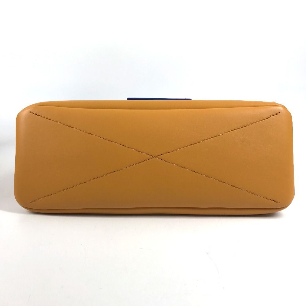 Louis Vuitton Shoulder Bag Takeout Messenger Logo Leather Saffron Orange — view 3