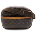 Louis Vuitton Monogram Reporter PM Shoulder Bag Brown Leather
