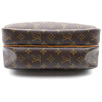 Louis Vuitton Monogram Reporter PM Shoulder Bag Brown Leather — view 4