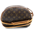 Louis Vuitton Monogram Blois Shoulder Bag Brown Leather Gold — view 2