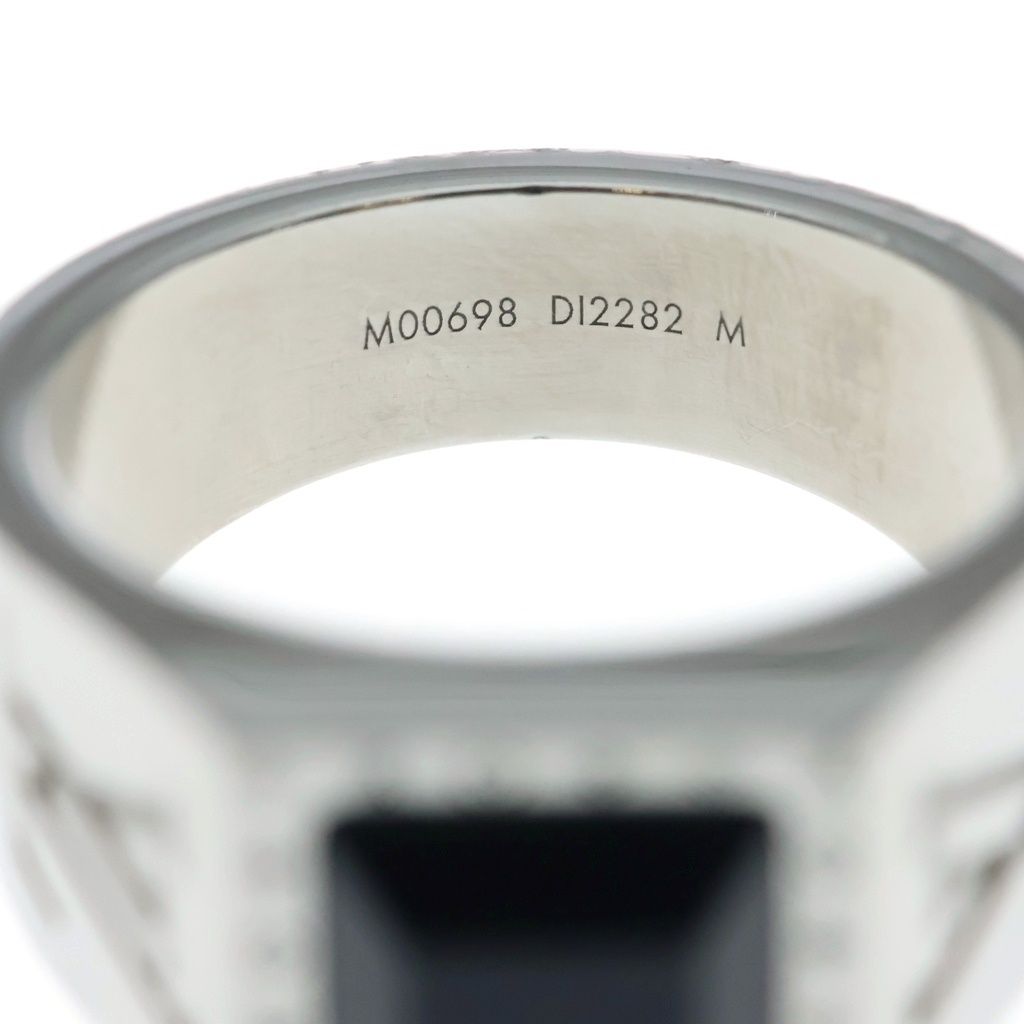 Louis Vuitton Ring LV Onyx Bague Monogram Silver — view 5