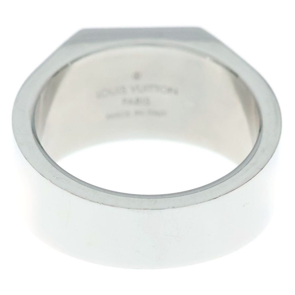 Louis Vuitton Ring LV Onyx Bague Monogram Silver — view 2