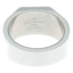 Louis Vuitton Ring LV Onyx Bague Monogram Silver — view 2