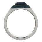 Louis Vuitton Ring LV Onyx Bague Monogram Silver — view 6