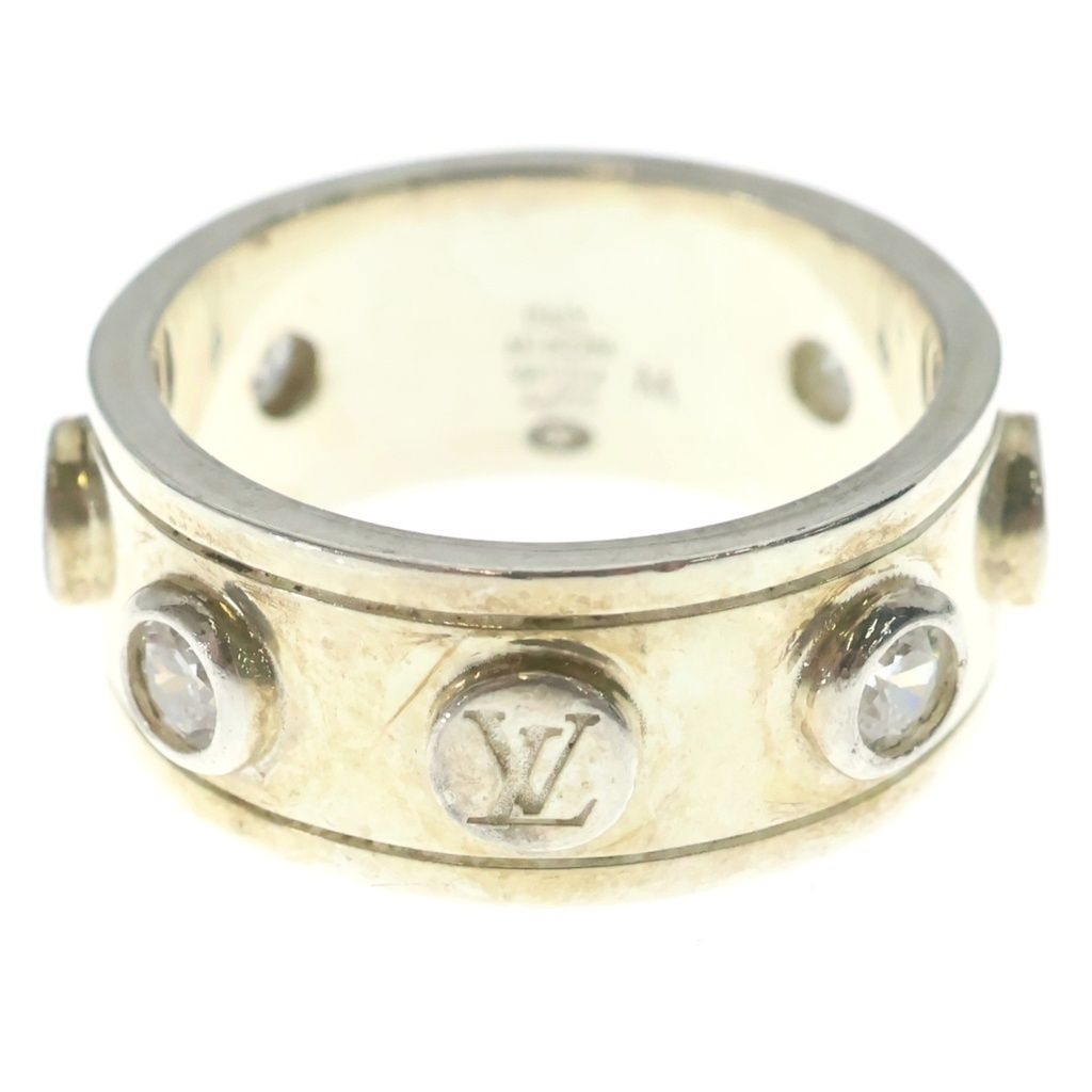 Louis Vuitton Ring LV Studs LV Logo Silver