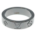 Louis Vuitton Ring LV Mosaic Thin Monogram Silver