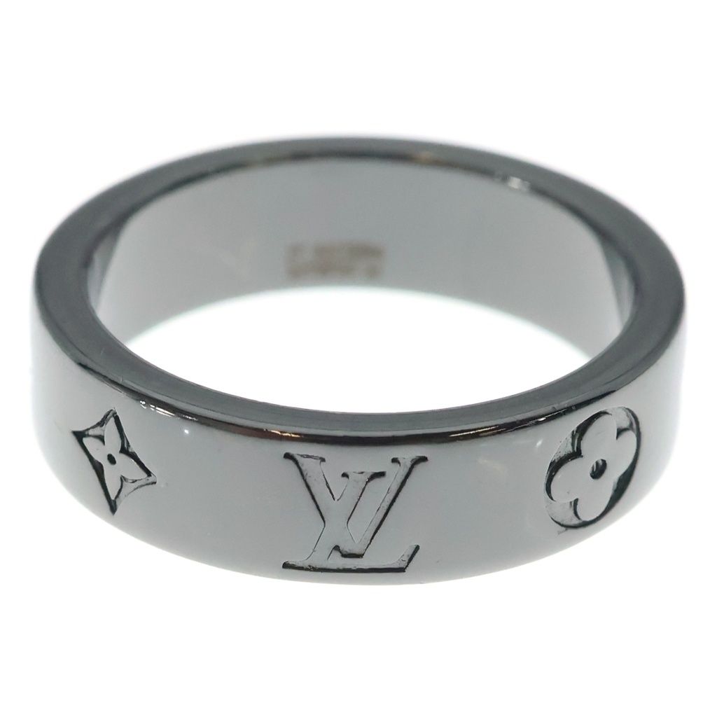 Louis Vuitton Ring LV Mosaic Thin Monogram Silver