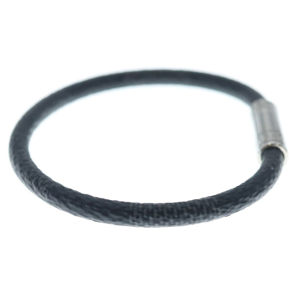 Louis Vuitton Damier Bracelet Keep It Black Silver — view 3