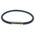 Louis Vuitton Damier Bracelet Keep It Black Silver