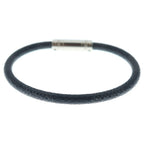 Louis Vuitton Damier Bracelet Keep It Black Silver — view 2