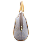 Louis Vuitton Monogram Ellipse MM Handbag Brown Leather Gold — view 3