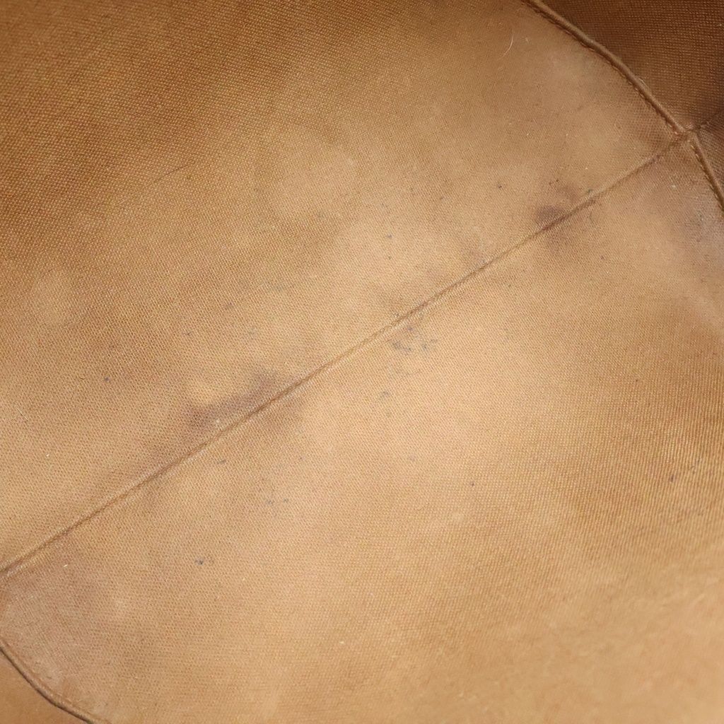 Louis Vuitton Monogram Ellipse MM Handbag Brown Leather Gold — view 8
