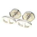 Hermes Chaine D'ancre Farandole Earrings Silver