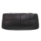 Celine Boogie Bag Calf Hair Leather Black Handbag — view 3