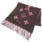 Louis Vuitton Echarpe Reykjavik Cashmere Brown Pink Scarf