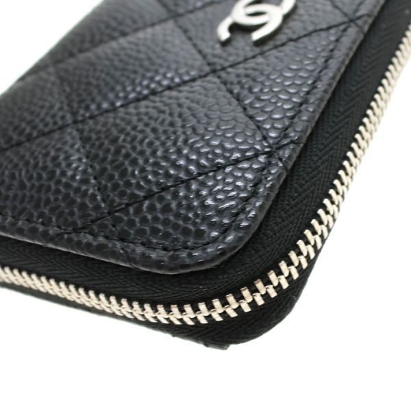 Chanel Caviar Quilted Coin Purse — view 6