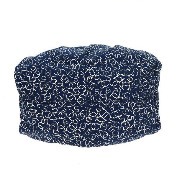 Chanel Canvas Clutch Navy — view 4