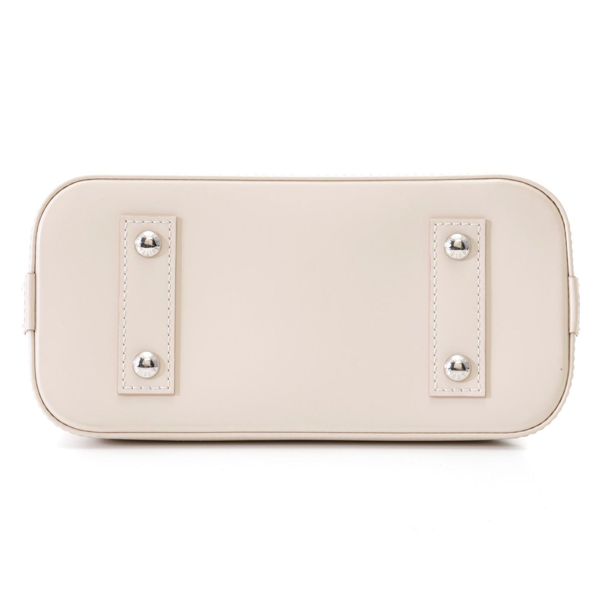 Louis Vuitton Alma BB Epi Quartz White Handbag — view 3