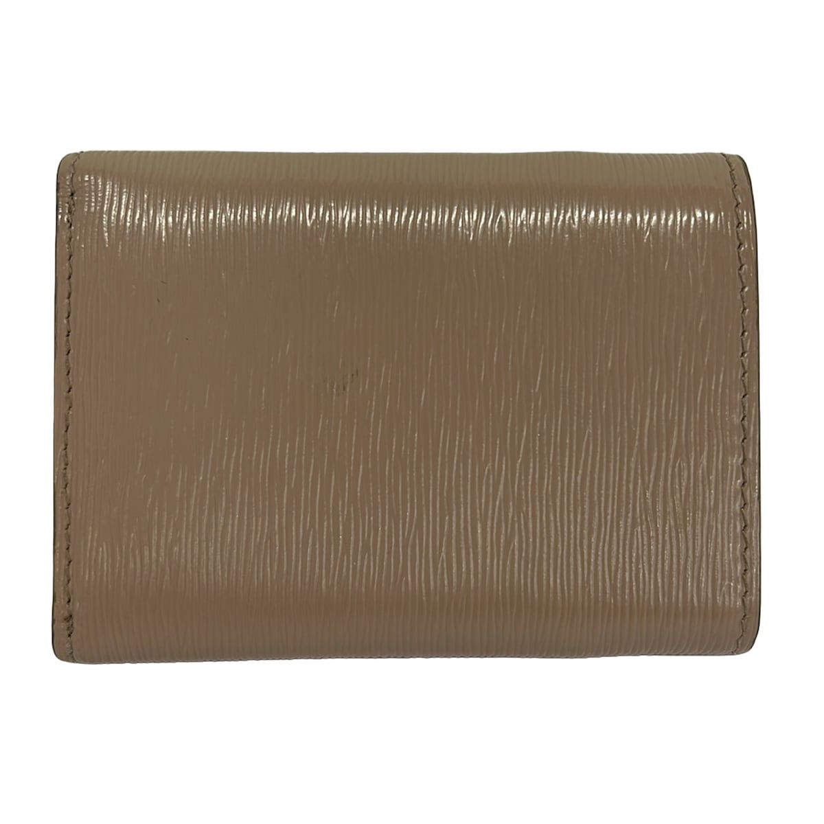 Prada Trifold Wallet Pink Beige Leather — view 2