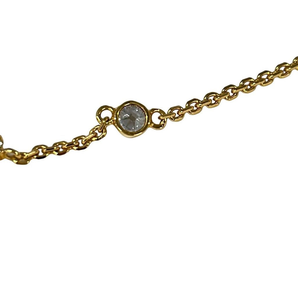 Dior Necklace Clair D Lune Gold Clear Ivory — view 6
