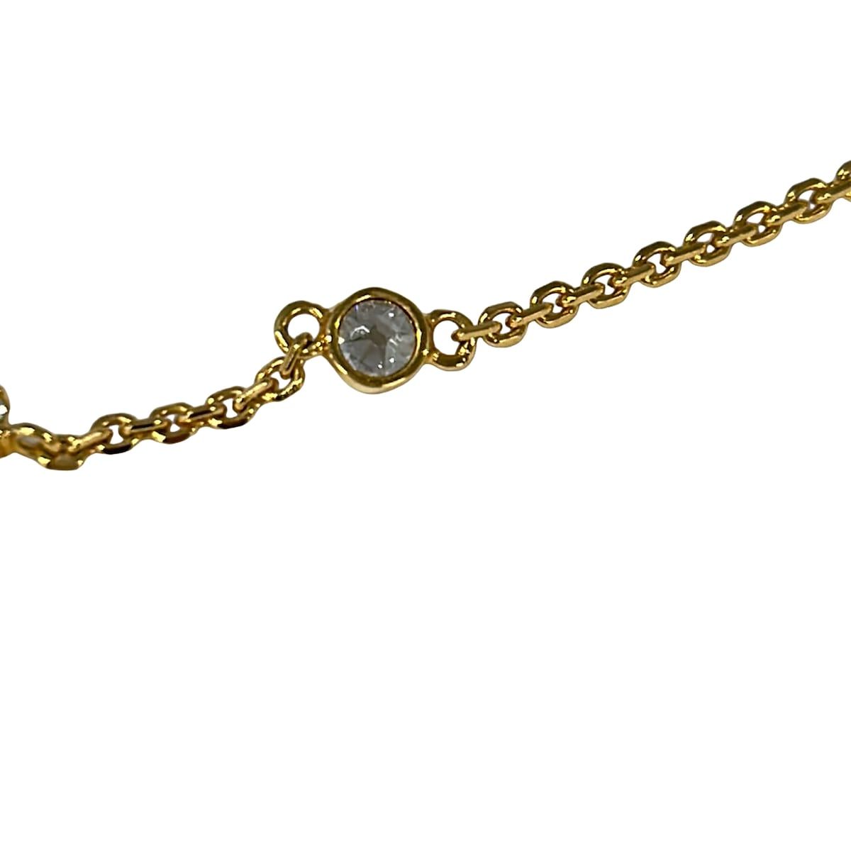 Dior Necklace Clair D Lune Gold Clear Ivory — view 6