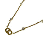 Dior Necklace Clair D Lune Gold Clear Ivory — view 3