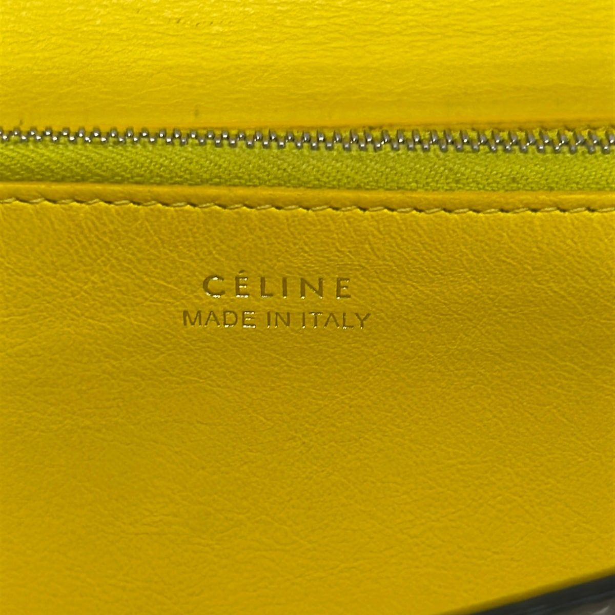 Celine Wallet Large Flap Multi Function Gray Leather — view 6