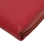 Chanel Wallet Pink Zip Around Silver — view 7