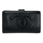Chanel Wallet Black CC Logo