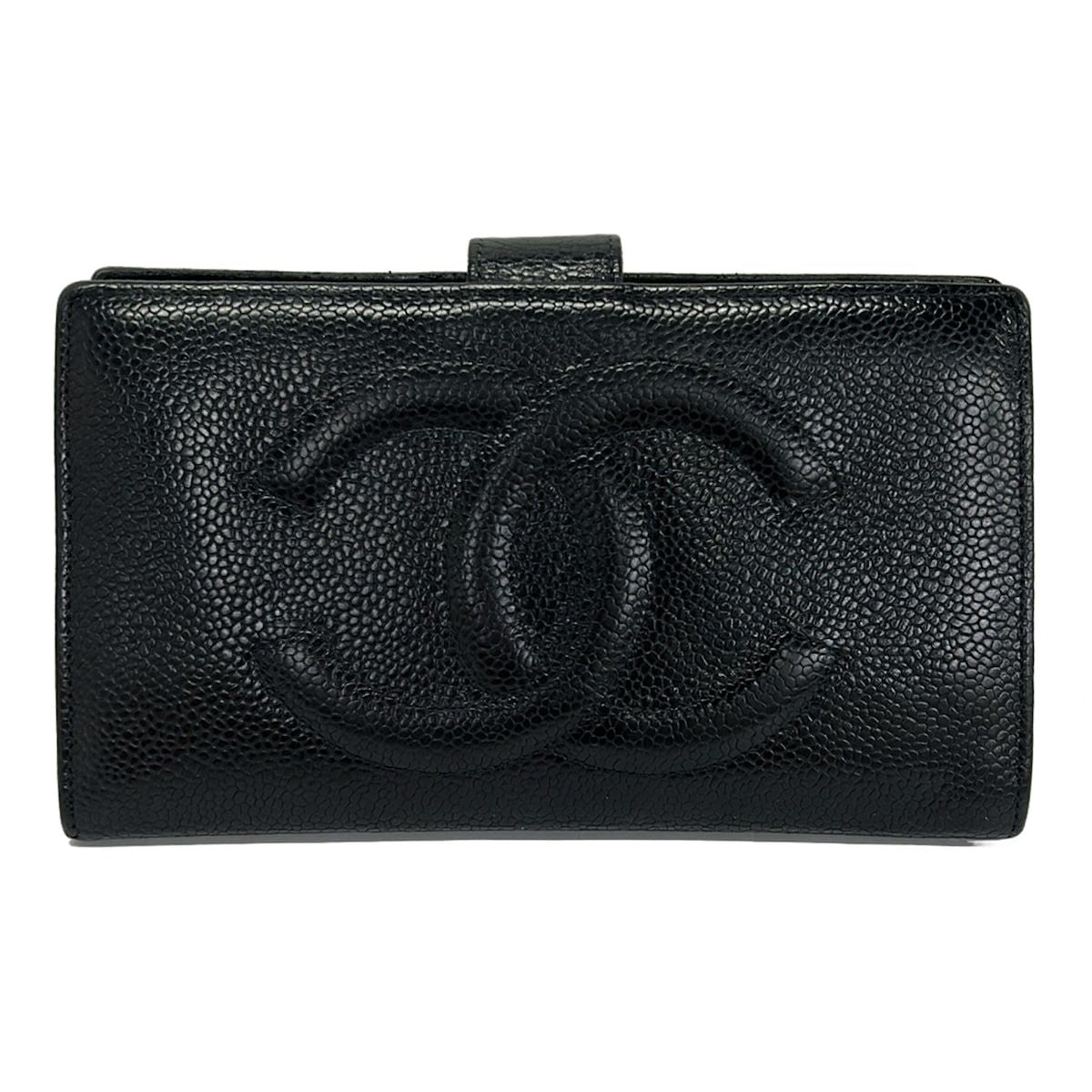 Chanel Wallet Black CC Logo
