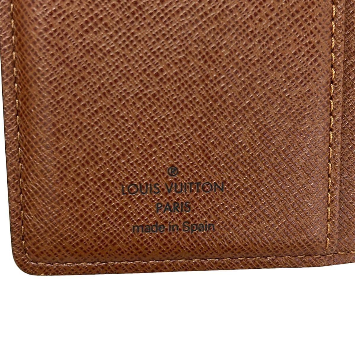 Louis Vuitton Bifold Wallet Monogram Porte Monnaie Billets Viennois Leather — view 5