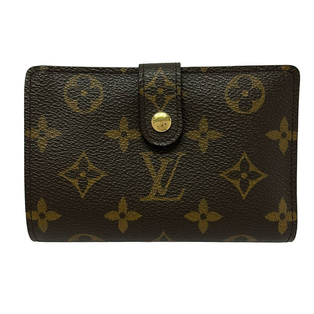 Louis Vuitton Bifold Wallet Monogram Porte Monnaie Billets Viennois Leather