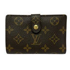 Louis Vuitton Bifold Wallet Monogram Porte Monnaie Billets Viennois Leather