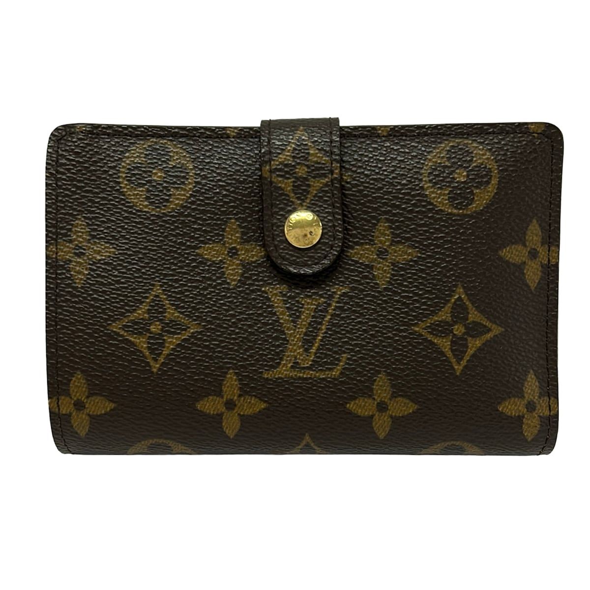 Louis Vuitton Bifold Wallet Monogram Porte Monnaie Billets Viennois Leather