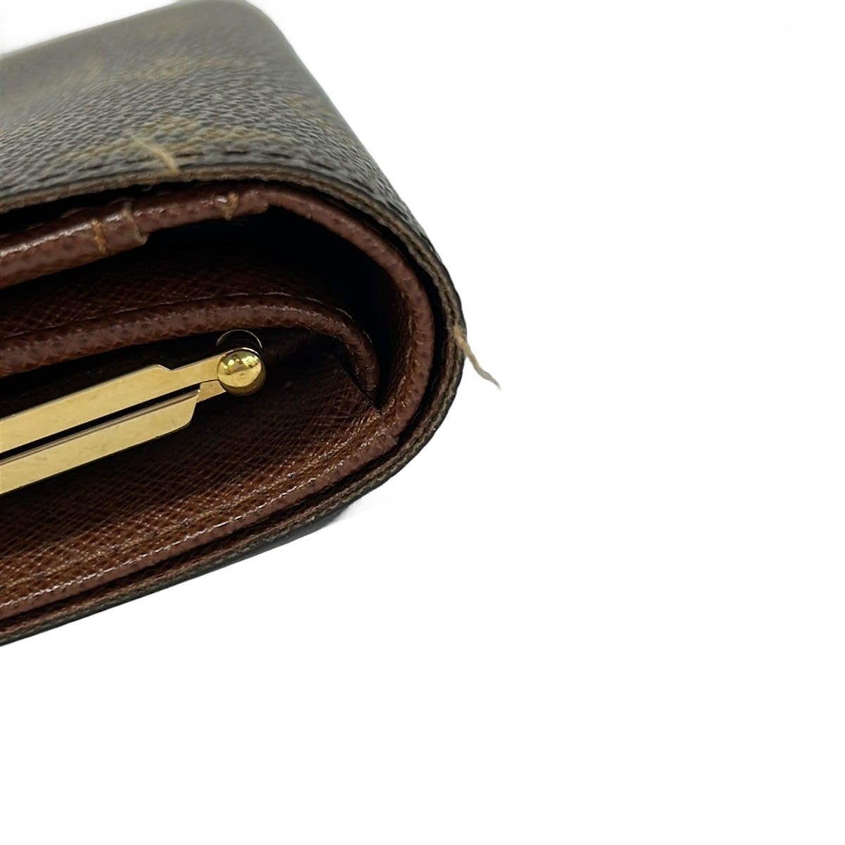 Louis Vuitton Bifold Wallet Monogram Porte Monnaie Billets Viennois Leather — view 7